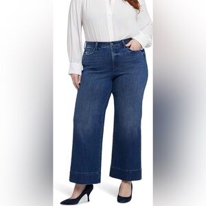 NYDJ Teresa Wide Leg Ankle Jeans